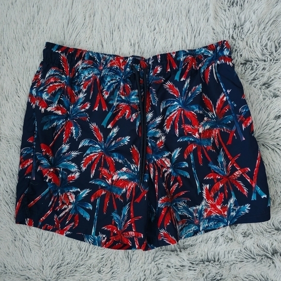 3 for $10 George Palm Tree Printed Swim Trunks men's XL - Picture 1 of 4